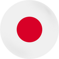 Japan flag circle