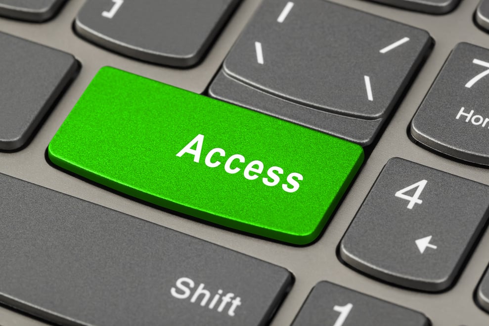 Computer notebook keyboard with Access key